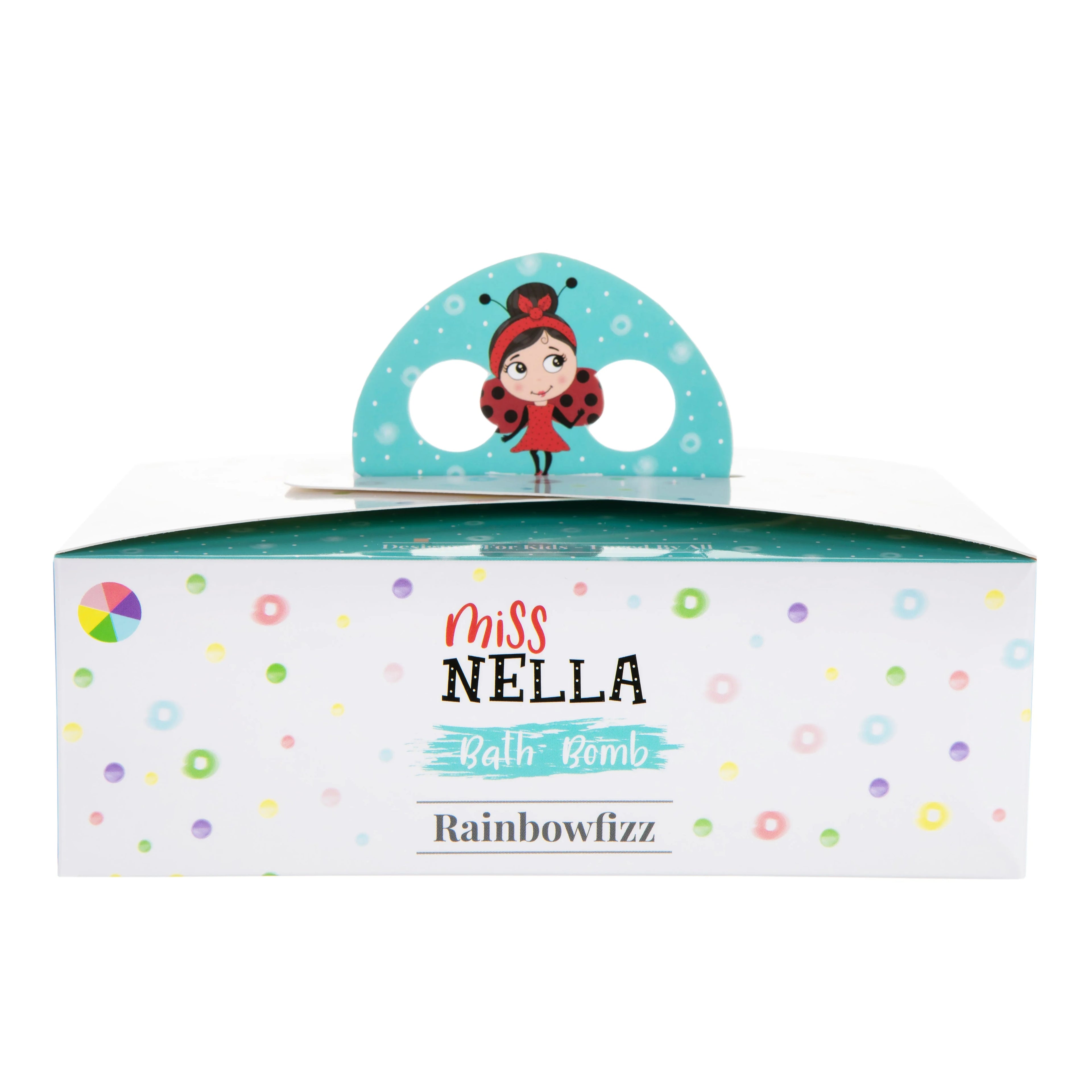 Coffret 6 bombes de bain naturelles pour peaux sensibles "Rainbowfizz" - MISS NELLA