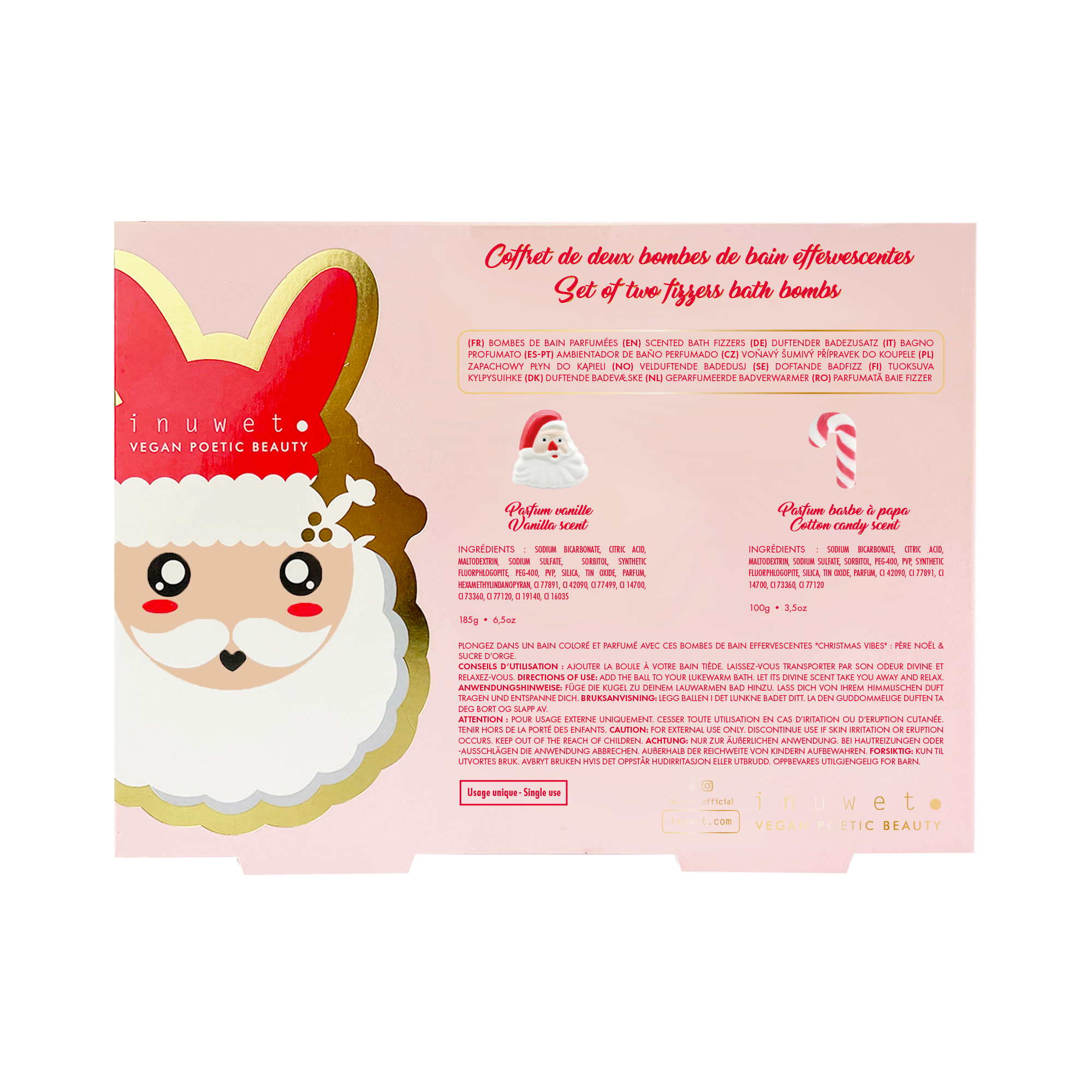 Bombe de bain noel enfants