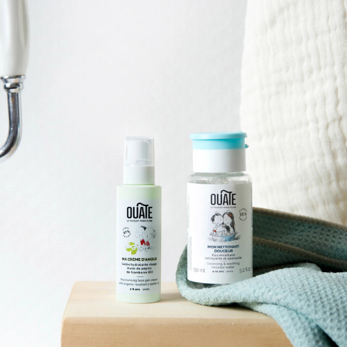 Coffret soin visage Ouate creme hydratante et nettoyant visage