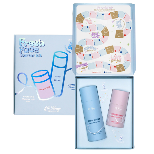 Coffret soin visage enfants nettoyant et creme hydratante Oh Flossy