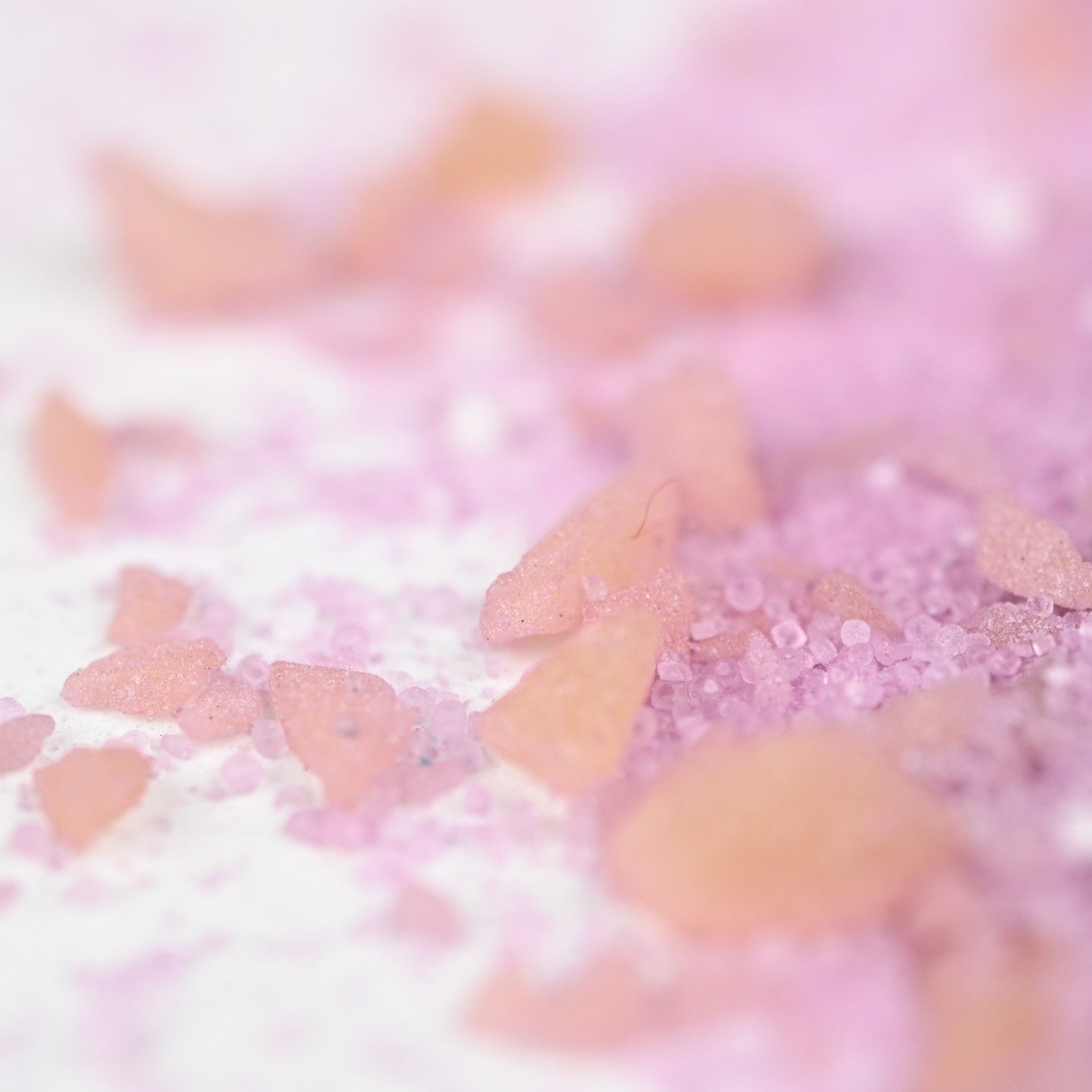 Sel de bain crépitant "Rose" - NAILMATIC