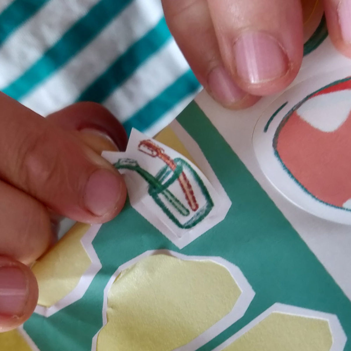 Stickers repositionnables du coffret LiLiKiWi