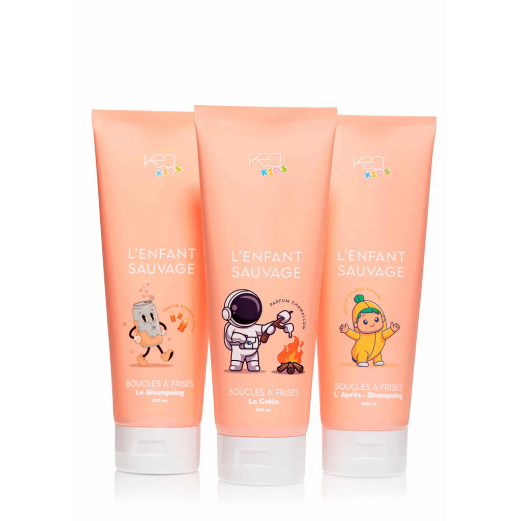 Rutina infantil salvaje para cabello rizado y encrespado - KEA KIDS