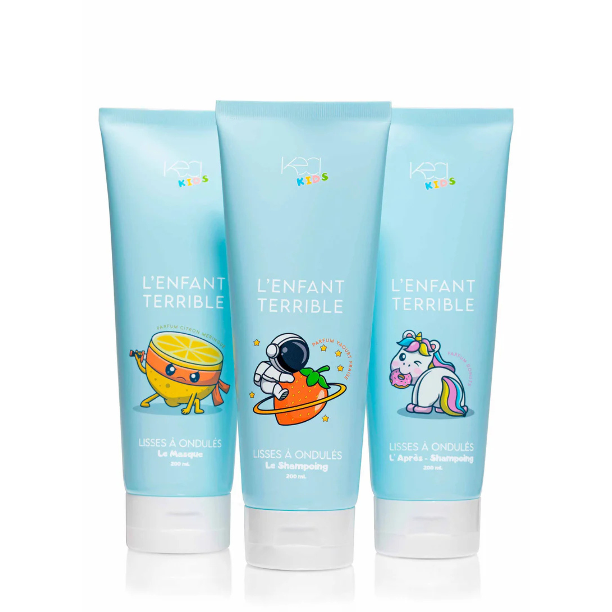 La routine pour cheveux lisses à ondulés "L'enfant terrible" - KEA KIDS