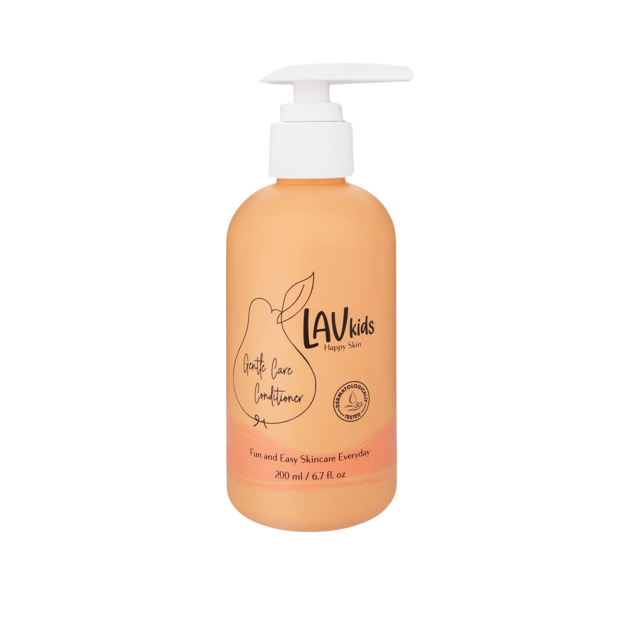 Après shampoing naturel de la marque Lav Kids pour enfants
