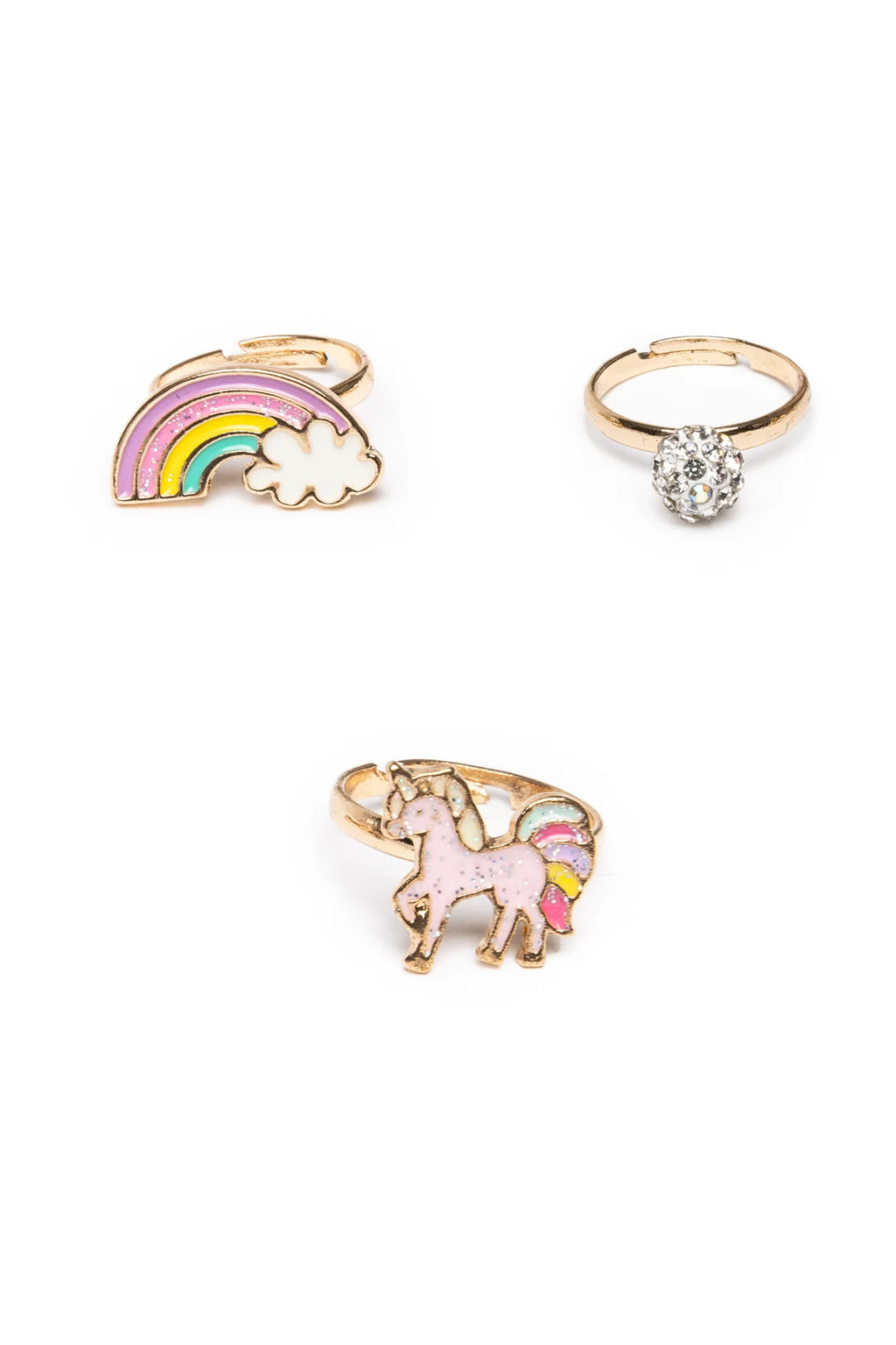 Bague arc en ciel pour enfants 