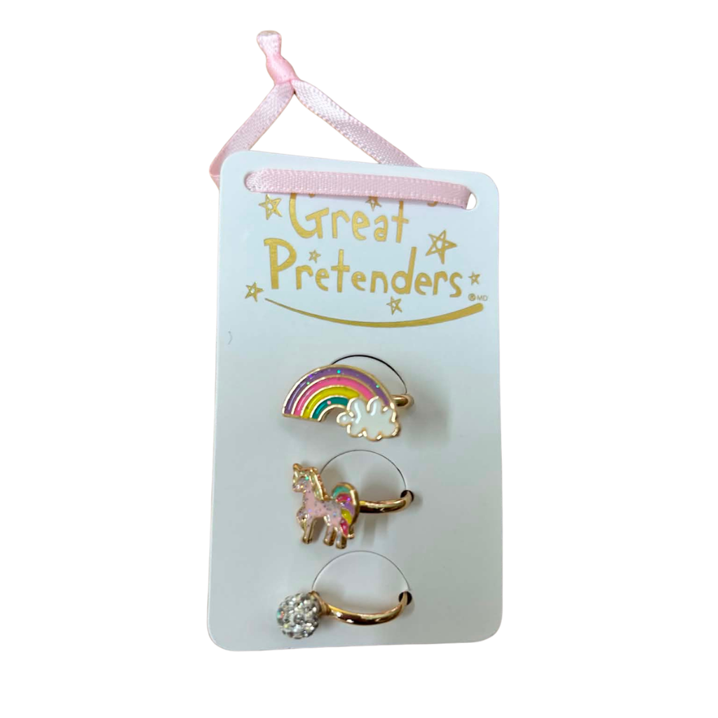 Bague enfants arc en ciel 