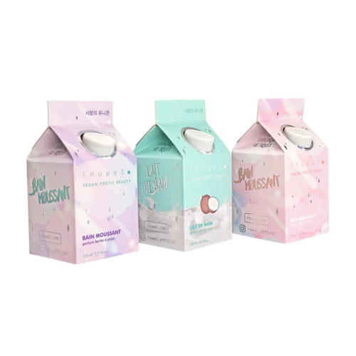 Gamme de bain moussant pour enfants de la marque Inuwet