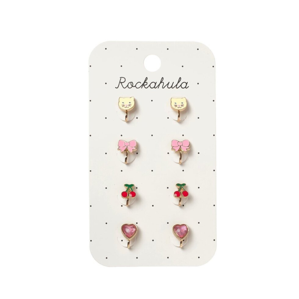 Boucles d'oreilles à clip "Chaton" - ROCKAHULA