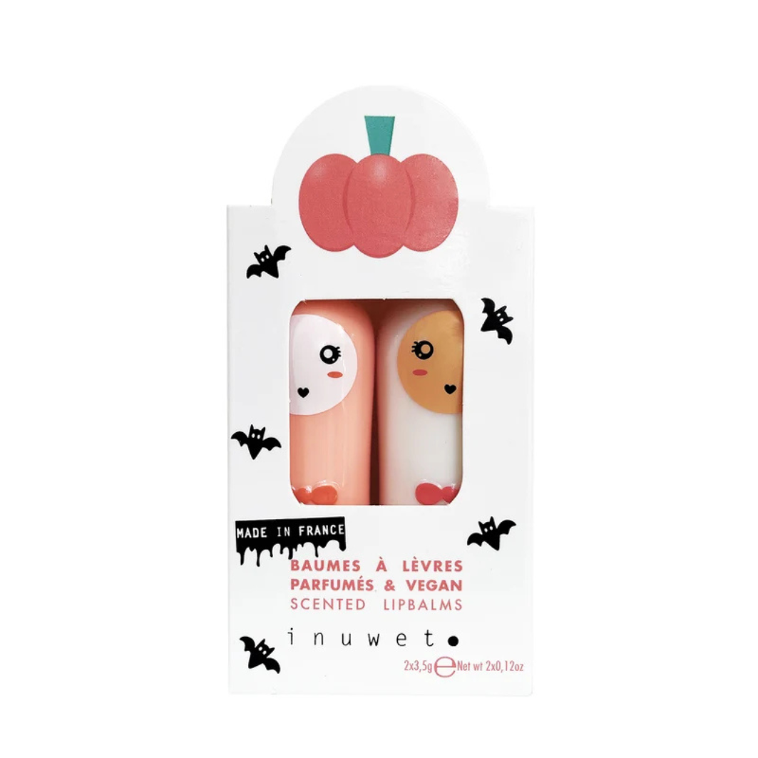 Duo baumes à lèvres "Pumpkin" edition halloween - INUWET