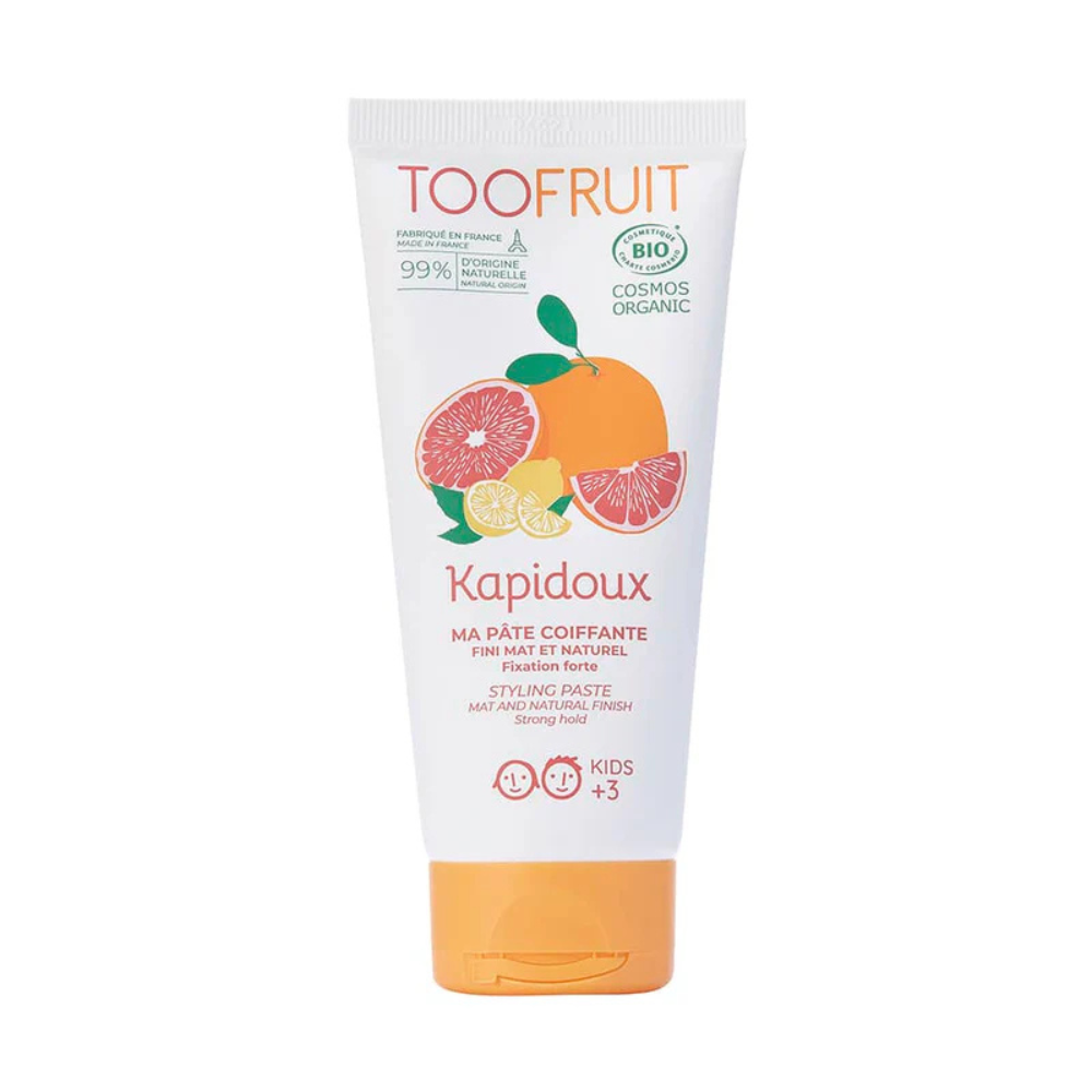 Pâte coiffante cheveux "Pamplemousse & citron& - TOOFRUIT