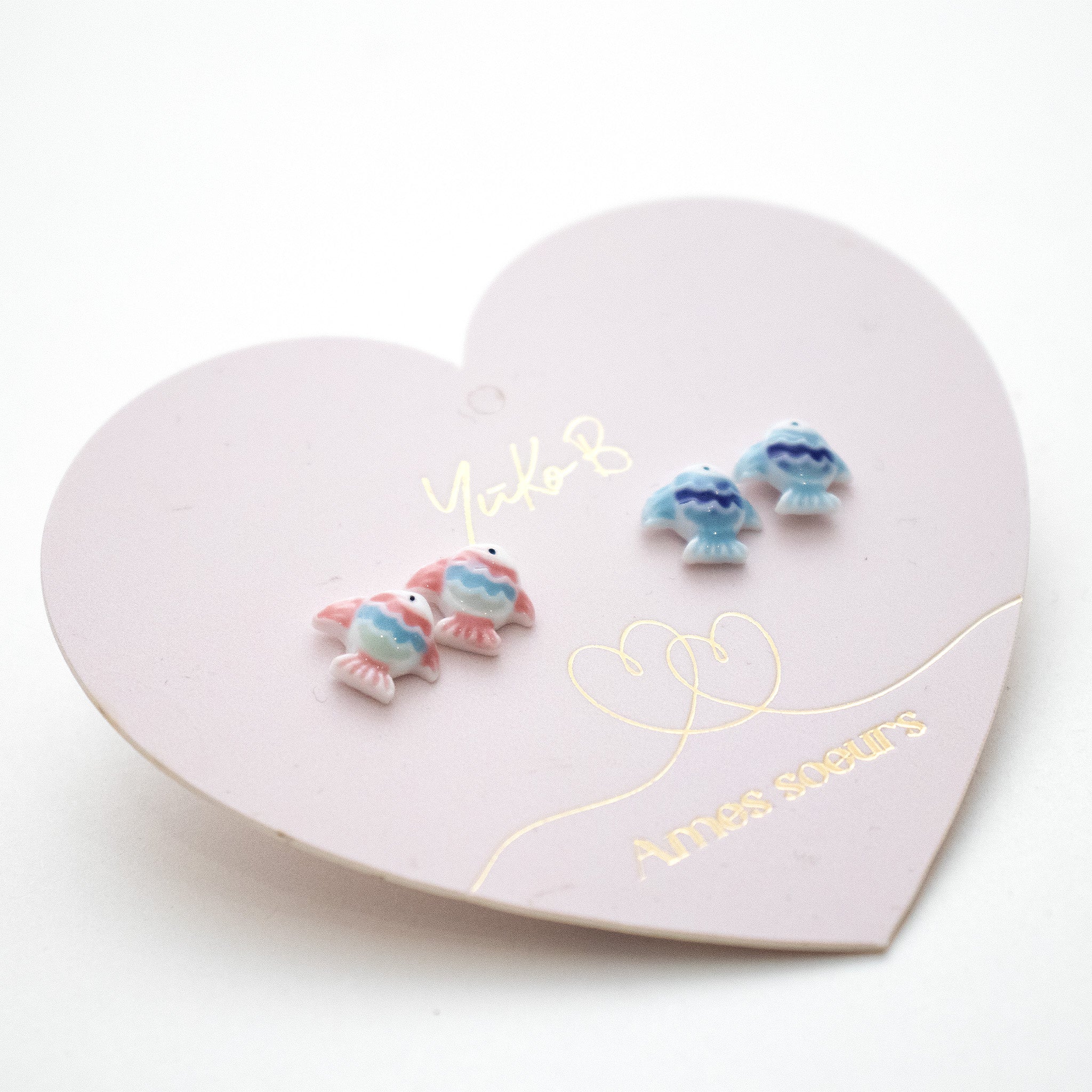 Boucle d'oreille enfant poisson 