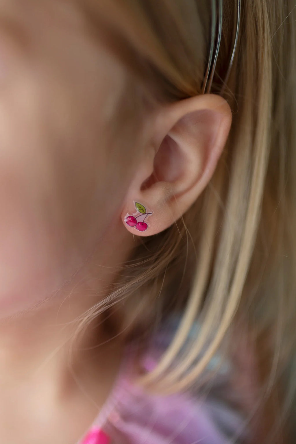 Boucles d'oreille autocollantes licorne 