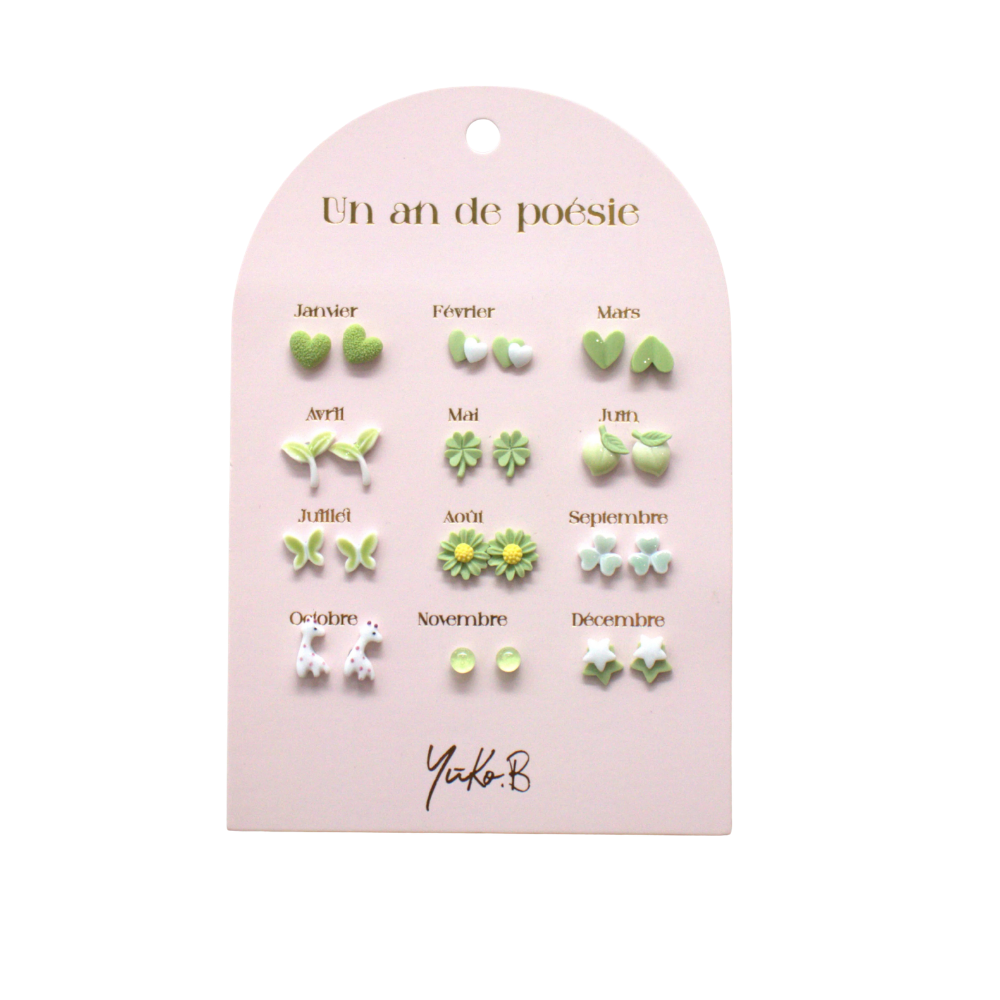 Boucles d'oreilles acier inoxydable enfant 