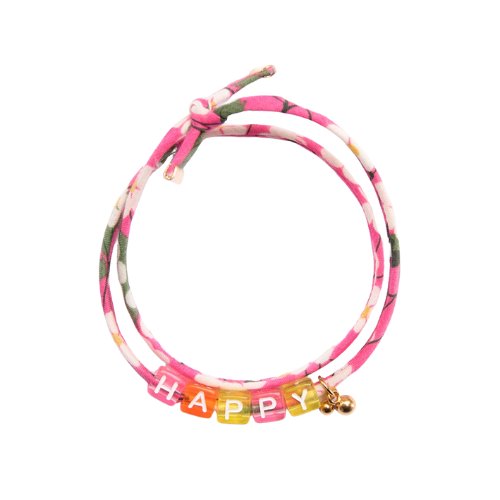 Bracelet enfant fleuris ajustable le petit lien de paris