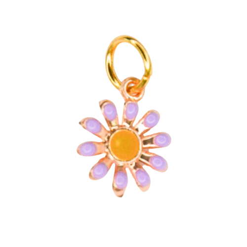 Breloque pour les colliers personnalisable feestbeest pour enfant en forme de fleur
