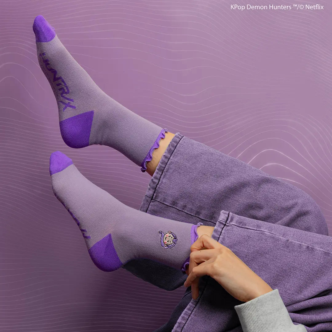 Chaussettes à volants, pointure 29-30 (3 paires) - KPop Demon Hunters