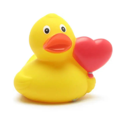 Canard en plastique ballon coeur 
