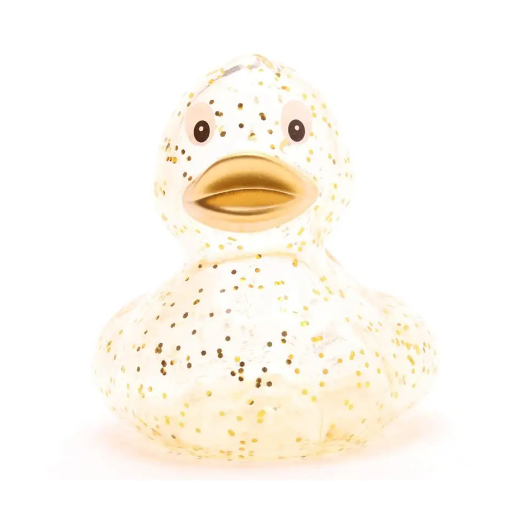 Canard en plastique dore 