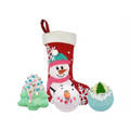 Chaussette de noel avec bombes de bain 