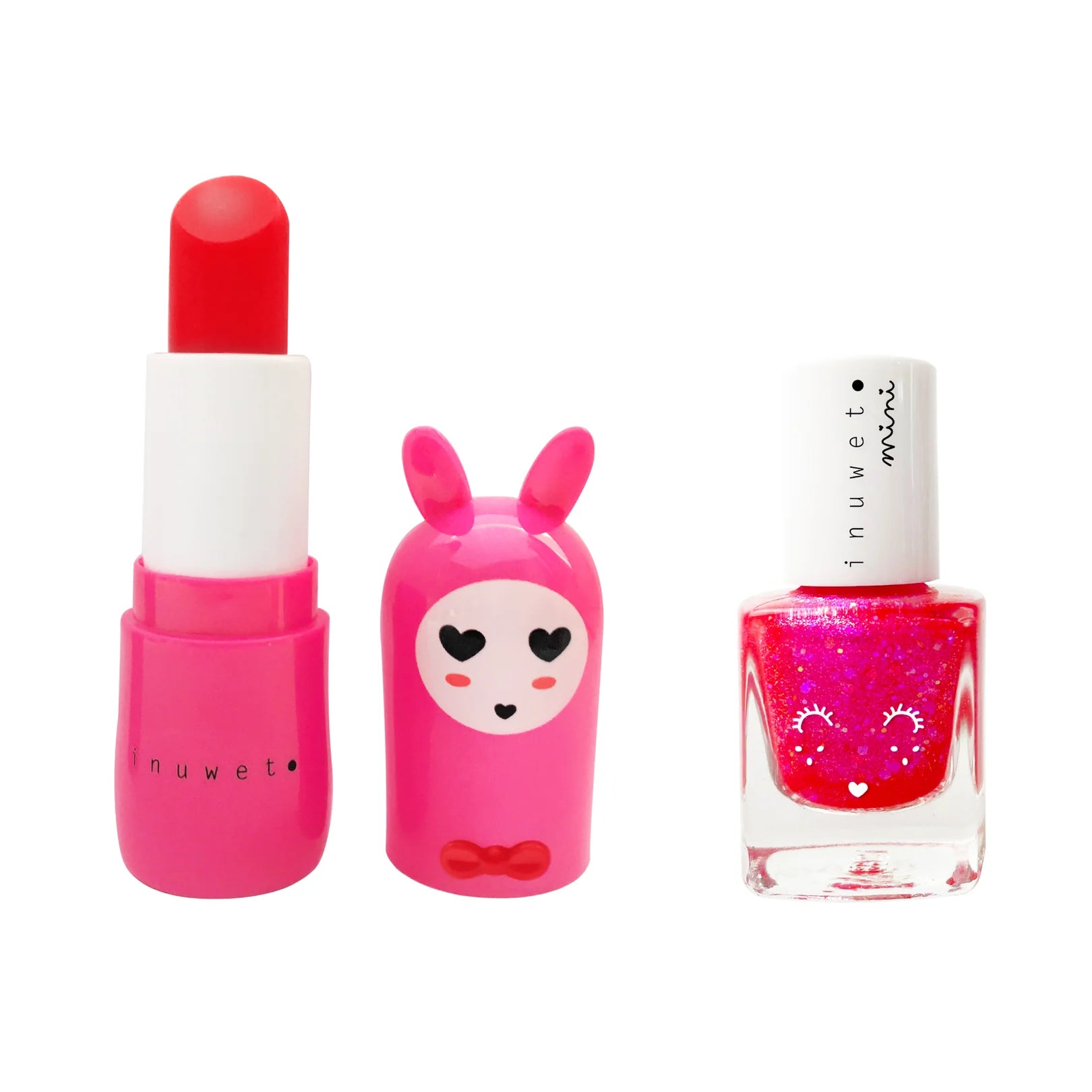Coffret baume à lèvres et vernis naturels pour enfants Inuwet