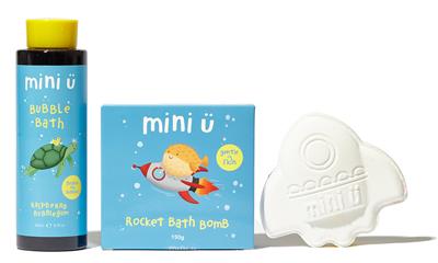 Coffret cadeau bain (Bain moussant et bombe de bain) - MINI U