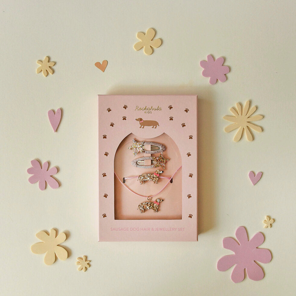 Coffret cadeau teckel fille 