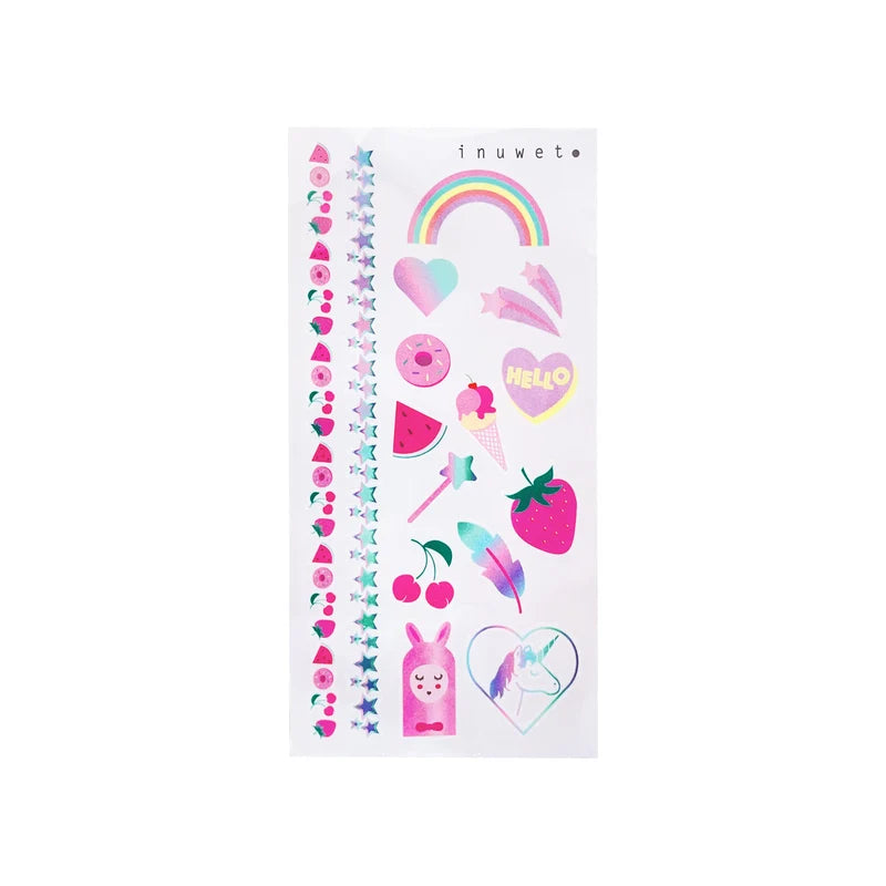 Coffret cadeau vernis enfant avec tatouages 