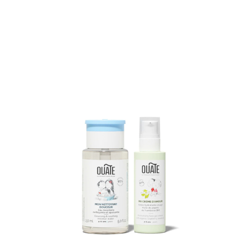 Coffret soin enfants Ouate, nettoyant et creme hydratante 