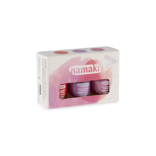 Coffret 3 vernis à ongles Namaki 