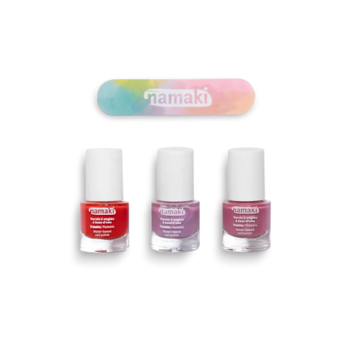 Collection de vernis a ongles enfants Namaki avec lime à ongles 