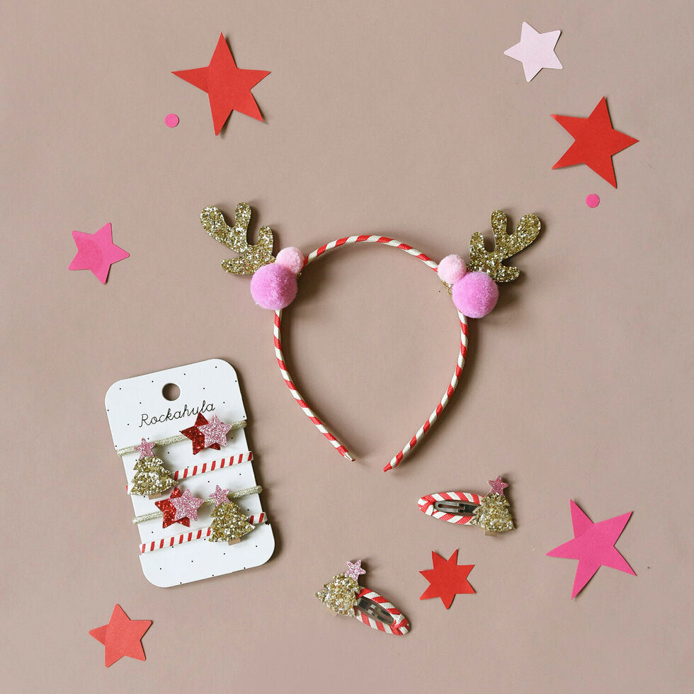 Collection sapin de noel accessoires cheveux fille 
