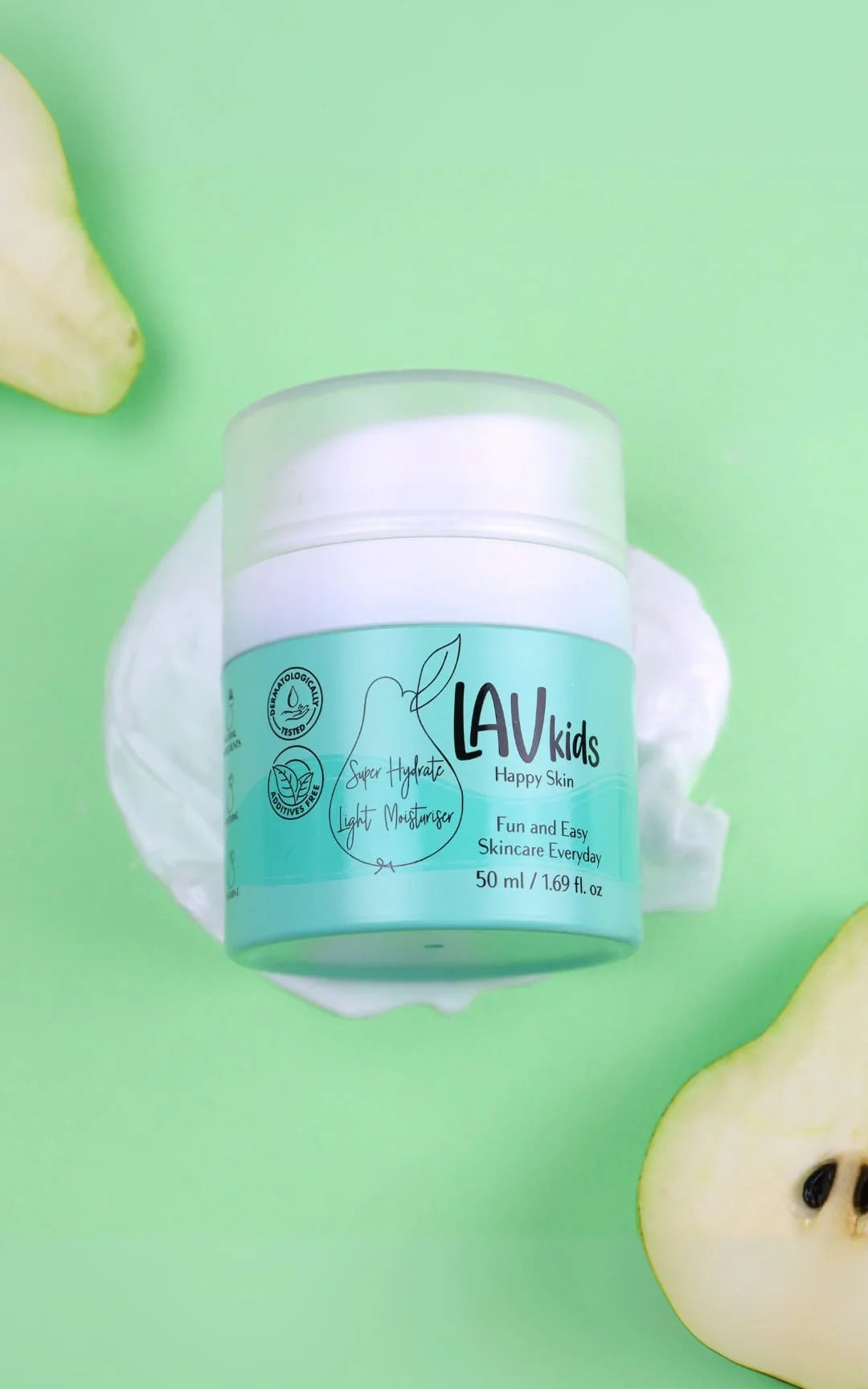 Creme legere pour le visage des enfants lav kids 