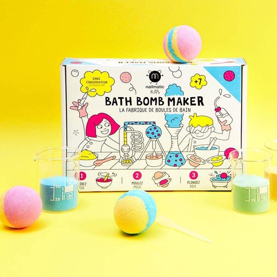 Fabrique bombes de bain enfants 