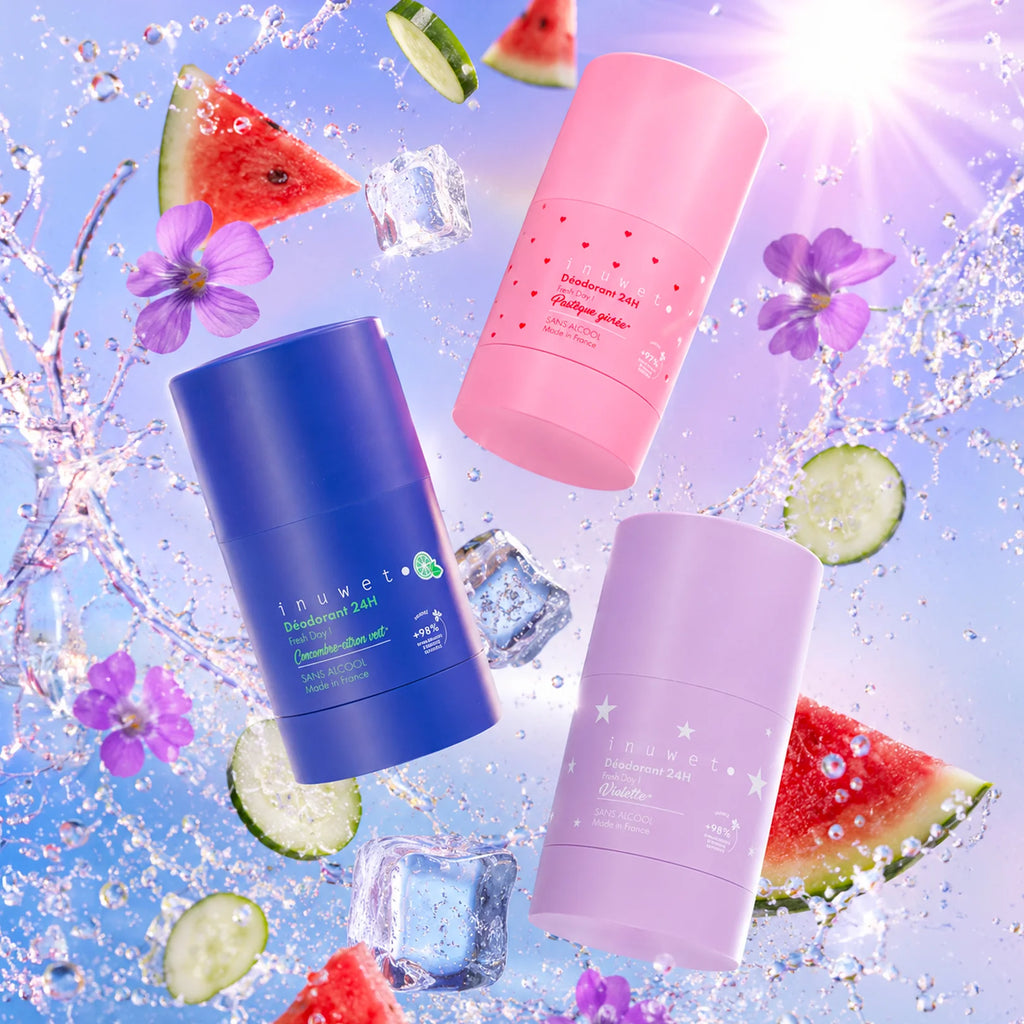 Gamme de deodorants naturels Inuwet 