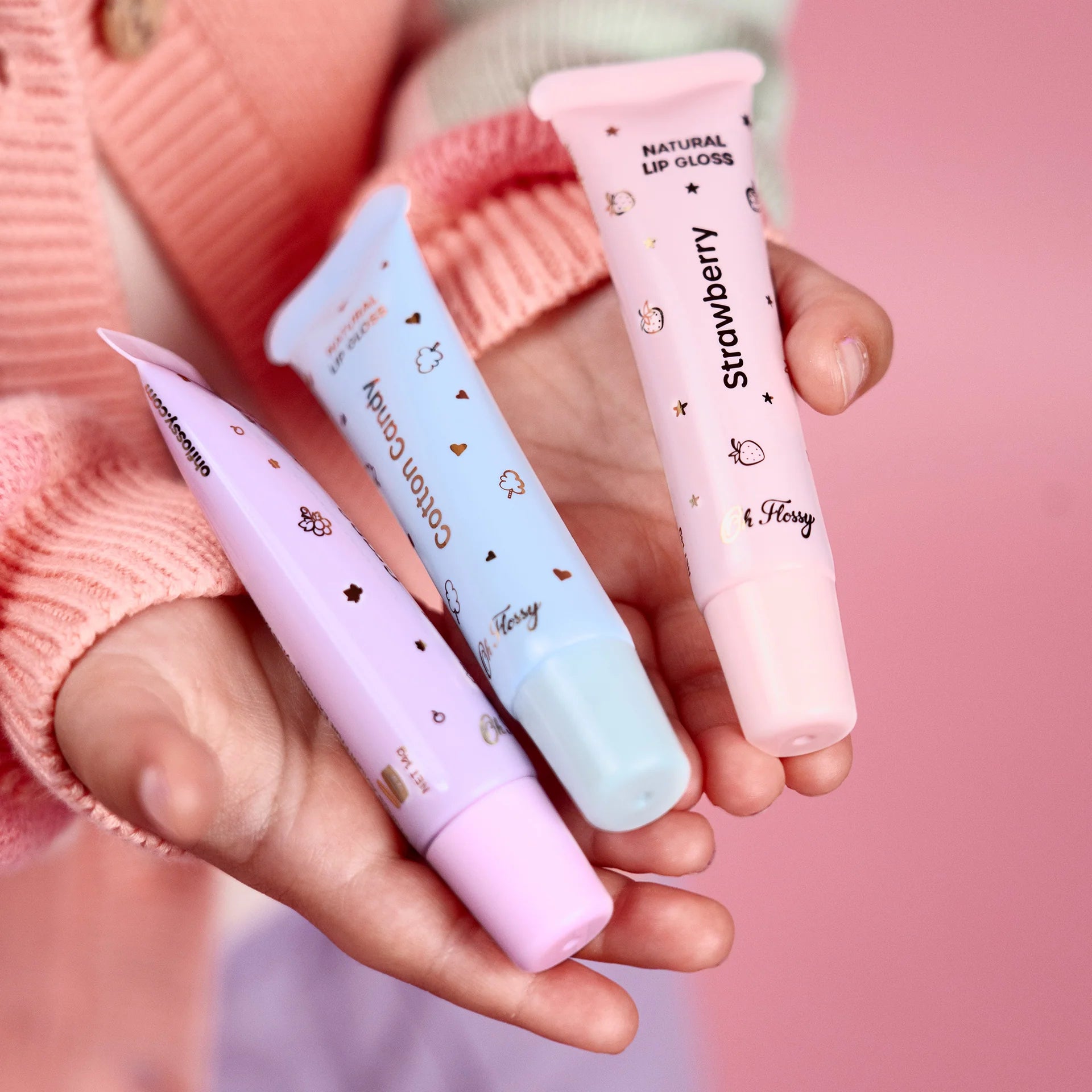 Collection de gloss naturel pour enfants 