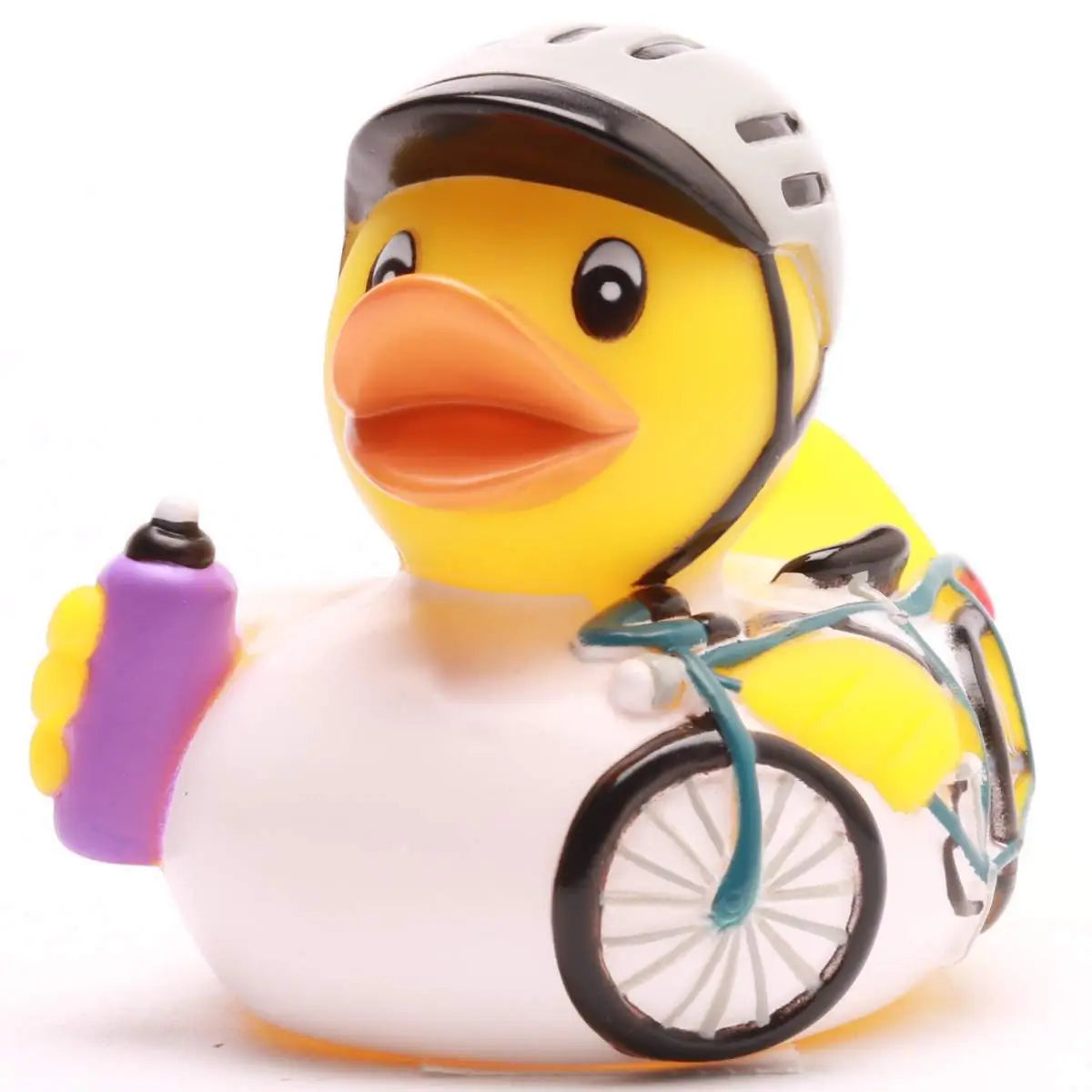 Jouet canard cycliste 