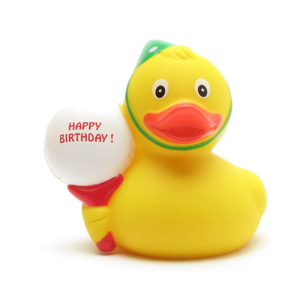 Canard en plastique joyeux anniversaire 