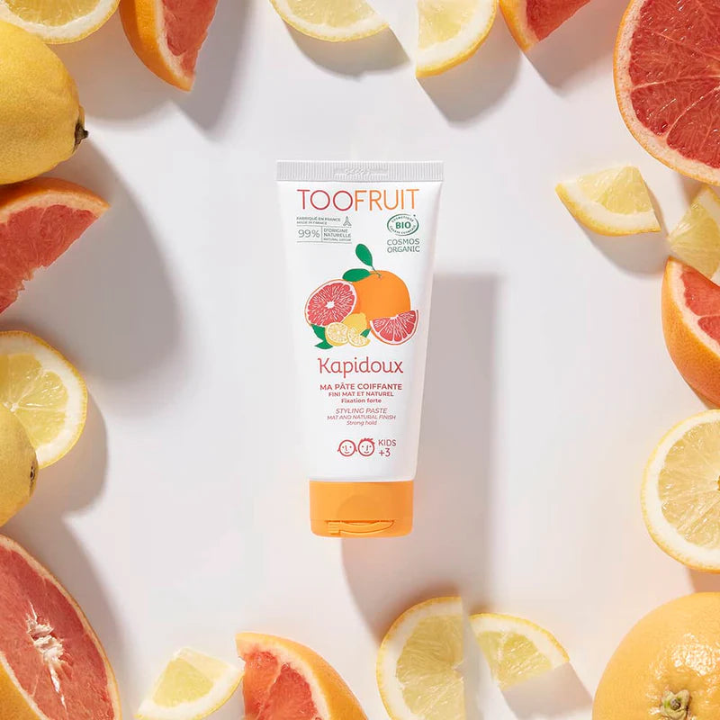 Pâte coiffante cheveux "Pamplemousse & citron& - TOOFRUIT