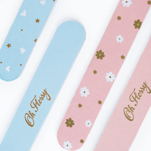 Limes a ongles pour enfants a fleurs Oh Flossy 