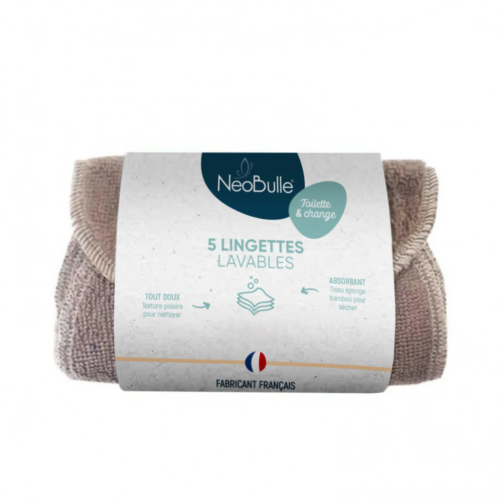 Lingettes réutilisables Neobulle 