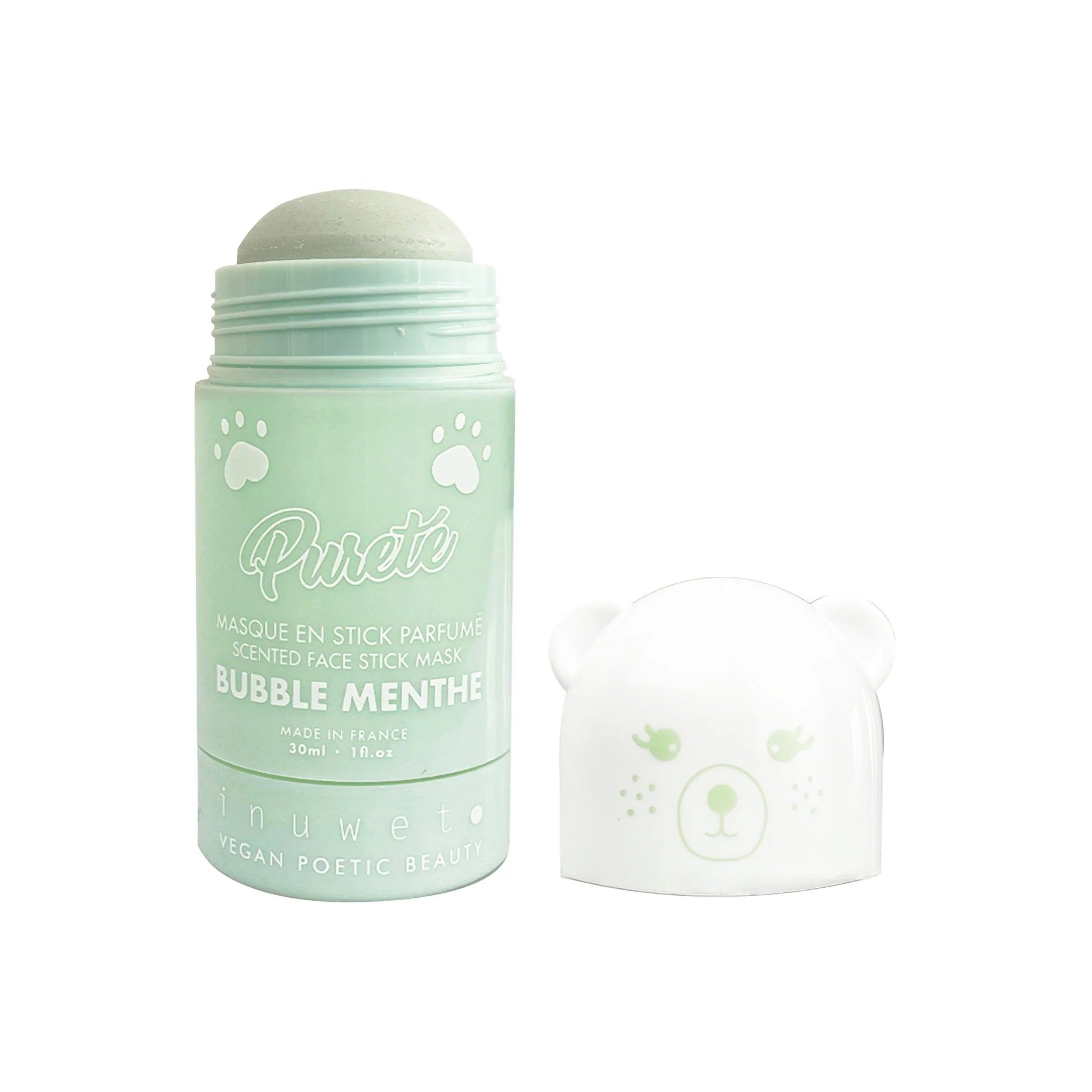Masque pour le visage en stick pour les enfants à la menthe 