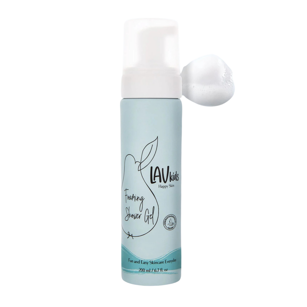 Mousse de douche enfants vegan et naturel 