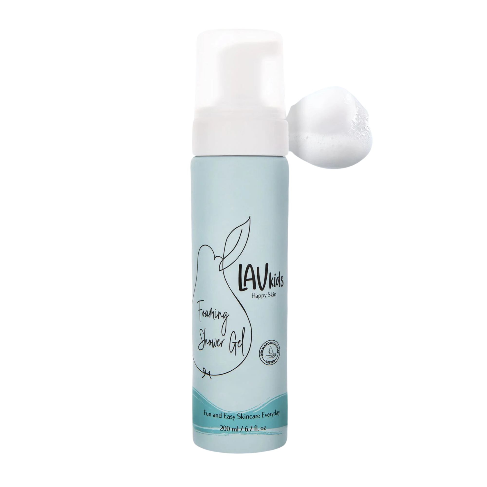 Mousse de douche enfants vegan et naturel 