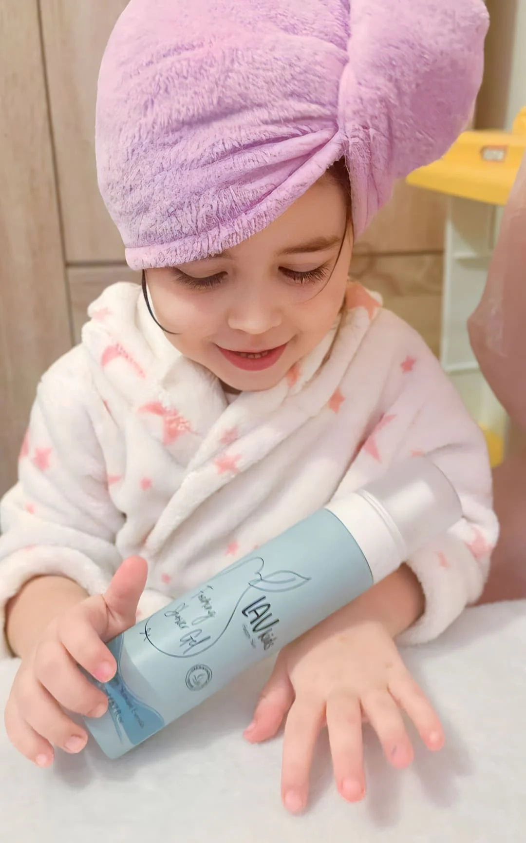 Mousse de douche vegan et naturel pour enfants Lav Kids 