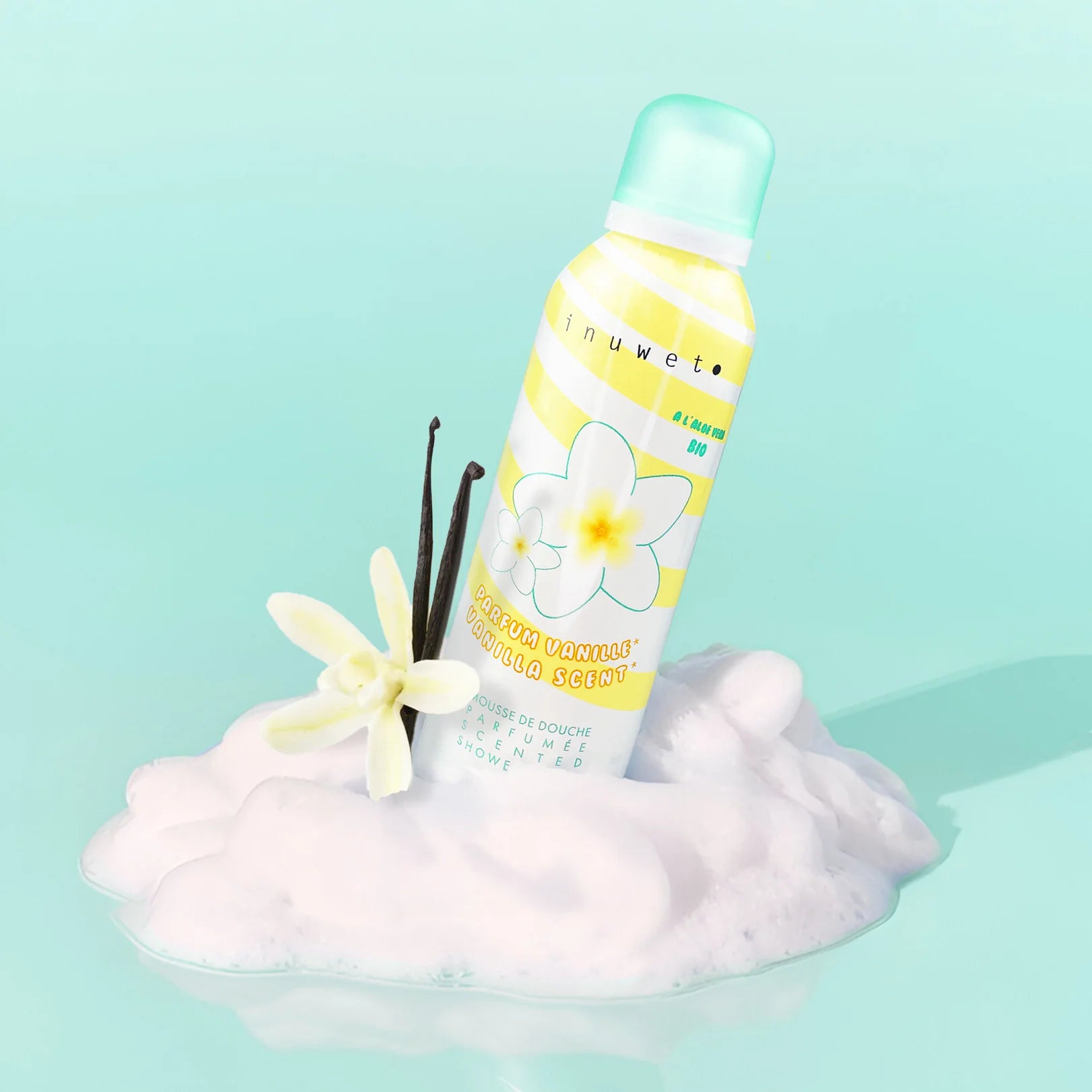 Mousse de douche à la vanille pour enfants Inuwet