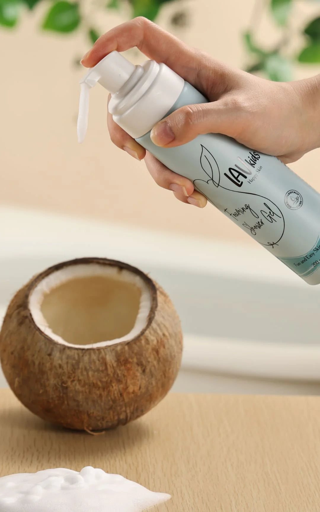 Mousse de douche naturel pour enfants Lav Kids 