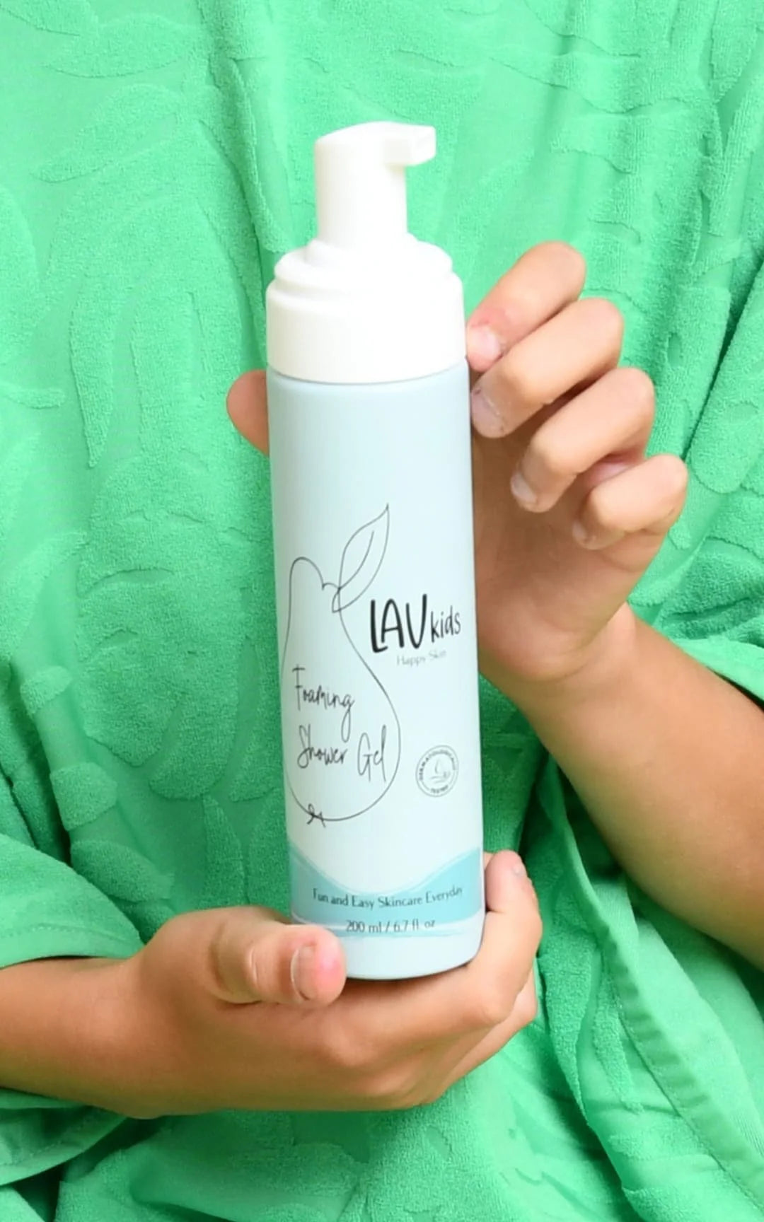 Mousse de douche pour enfants Lav Kids naturel