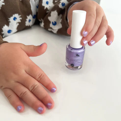 Vernis a ongles pour enfants mauve parfume raisins