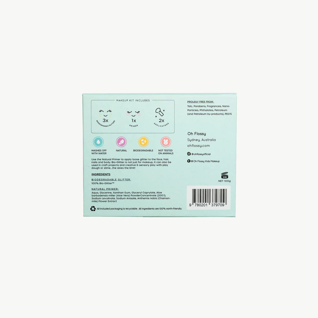 Arrière coffret paillettes pour enfants 